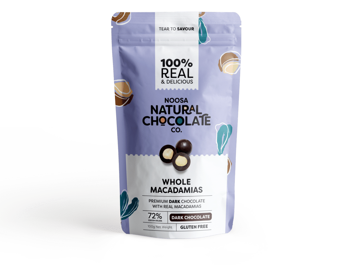 Product Macadamia Nuts Coated In Premium Dark Chocolate 100g01