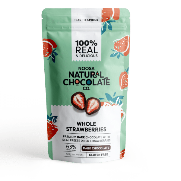 Product Premium Dark Chocolate Coated Strawberries 100g01