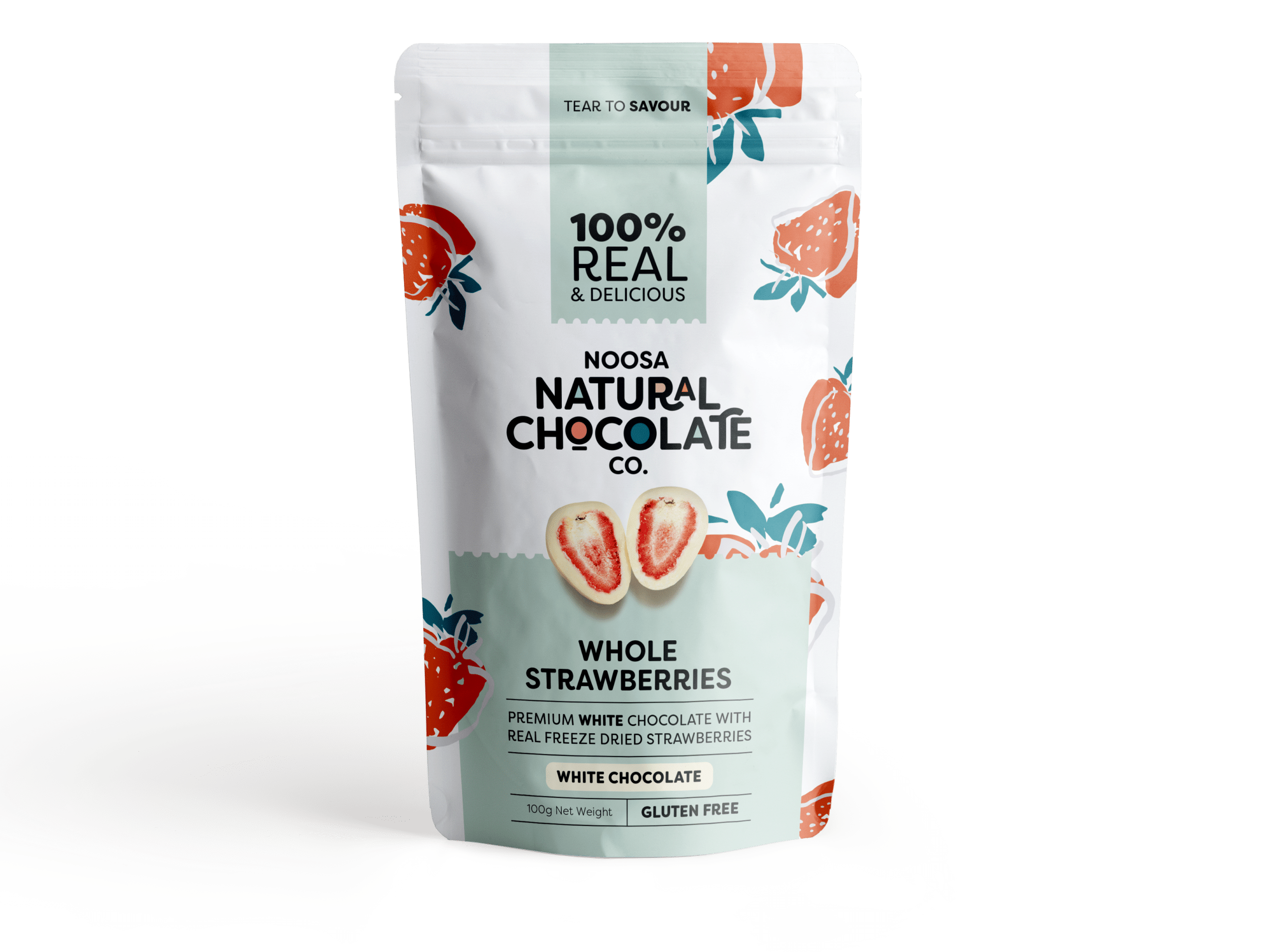 Product Premium White Chocolate Coated Strawberries 100g01