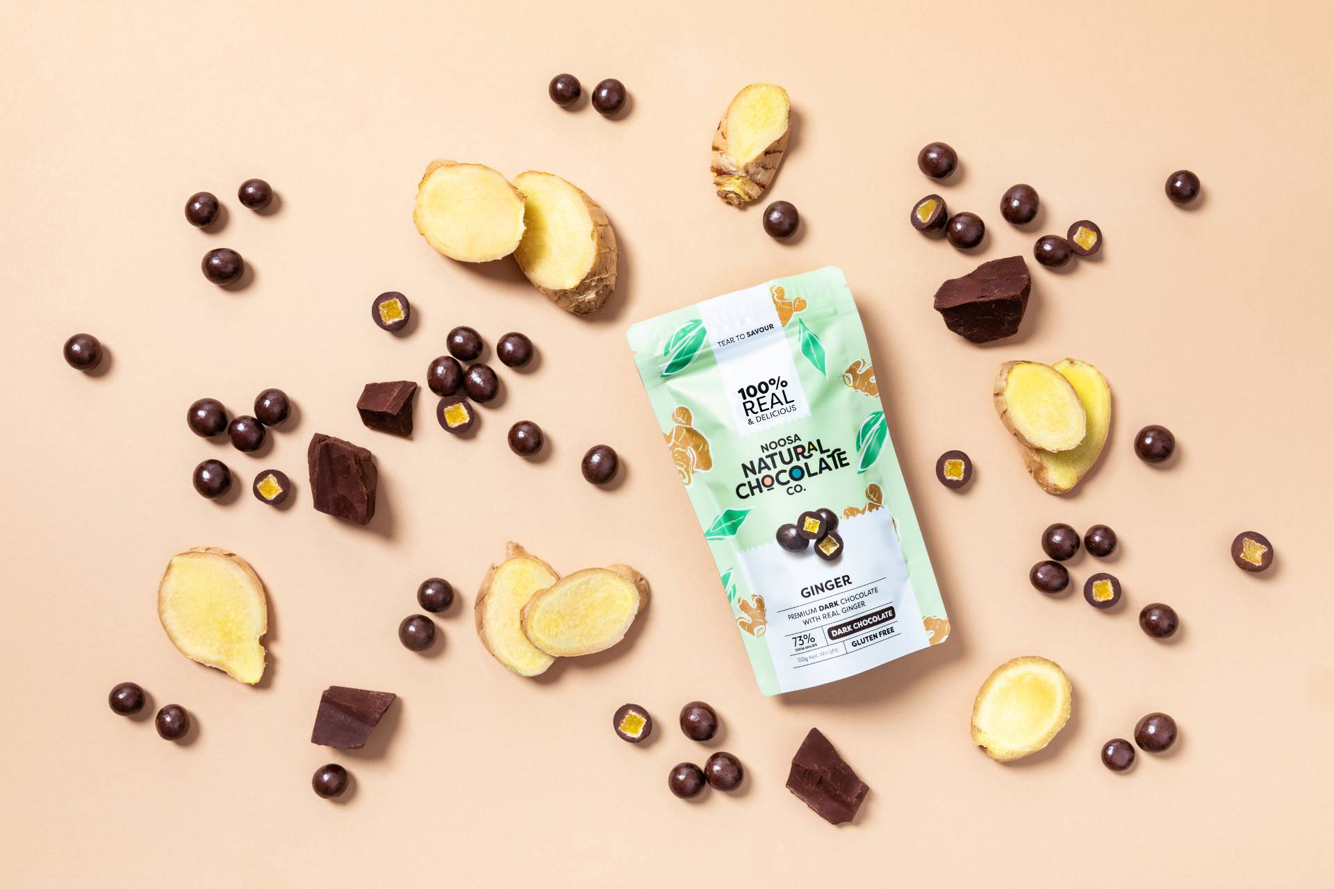 Noosa Natural Chocolate Company Ginger