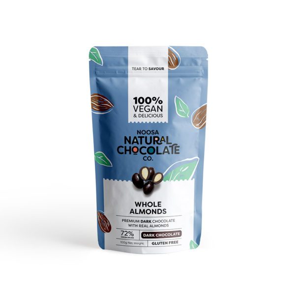 Noosa Natural Chocolate Almonds Dark Chocolate