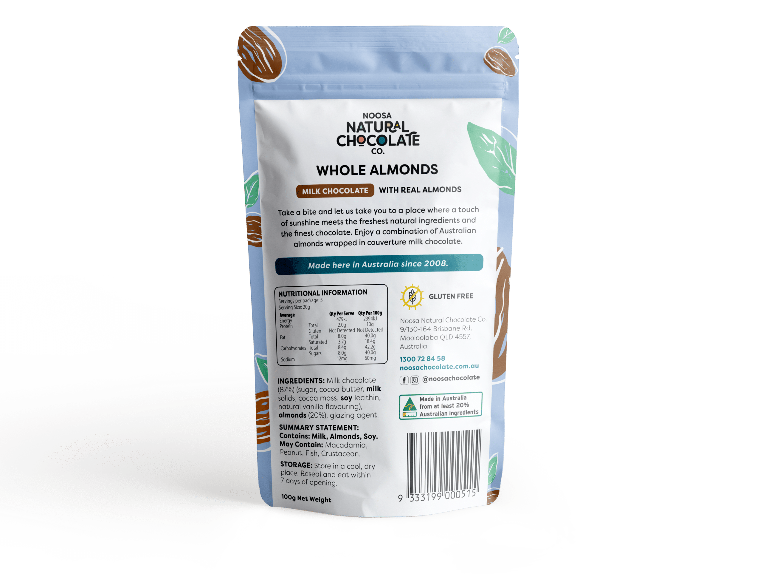 Product Almonds Coated In Premium Milk Chocolate 100g02