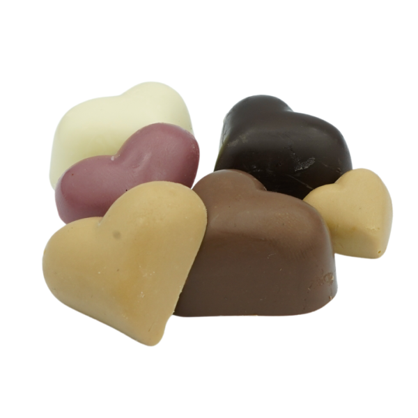Mini Solid Chocolate Hearts